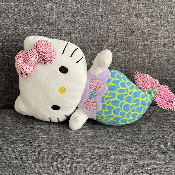 Mermaid Hello Kitty Stuffed Animal - Picture 3 of 5